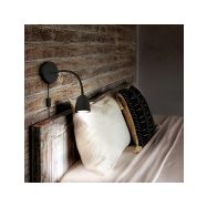 Solight LED nástěnná lampička, stmívatelná, 4W, 280lm, 3000K, černá - WO54-B - 3