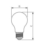 LED žárovka PHILIPS MASTER Value LEDBulb D 5.9-60W E27 927 A60 FR G stmívatelná P347861 - 2