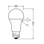 LED žárovka Osram Ledvance E27 13W/100W 2700K 230V A60 - 2