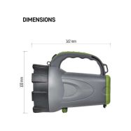 LED nabíjecí svítilna P2311, 300 lm, 2400 mAh - 2