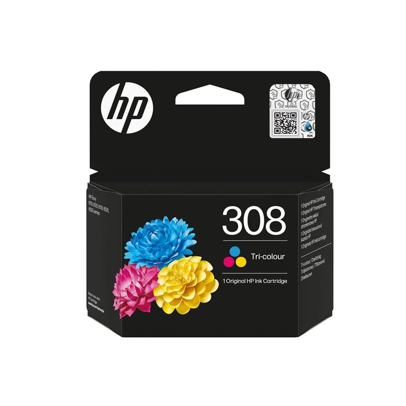 HP 308 Tri-colour, 7FP20UE - 1 HP 308 Tri-colour, 7FP20UE - 1