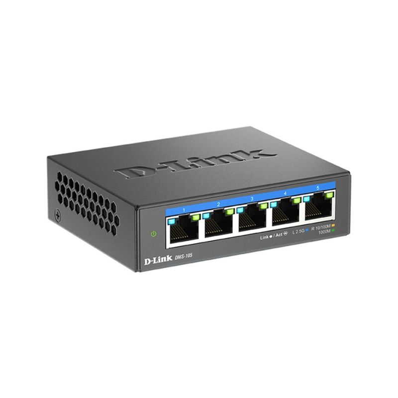 D-LINK 5-Port Gigabit Switch (DMS-105/E) - 1 D-LINK 5-Port Gigabit Switch (DMS-105/E) - 1