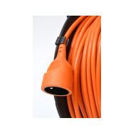 Prodlužovací kabel na bubnu 25 m / 1 zásuvka / oranžový / PVC / 230 V / 1,5 mm2 - 4