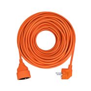 Solight prodlužovací přívod - spojka, 1 zásuvka, 10m, 3 x 1mm2, oranžová - PS16O - 1