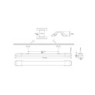 PILA LED svítidlo lištové BN007C 40W 4000K 4000lm  P761056 - 3
