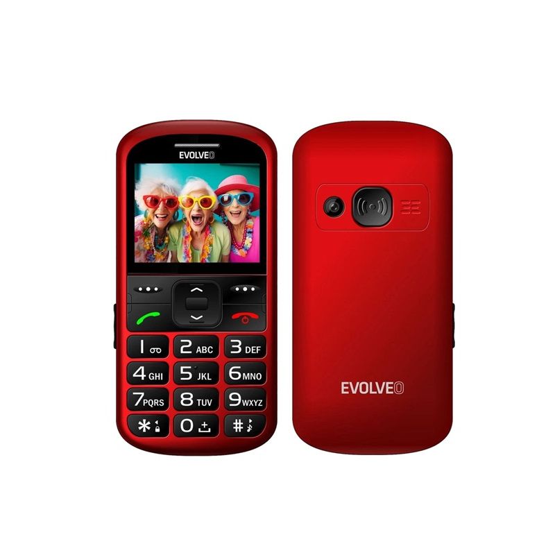 Evolveo EasyPhone XS Red - 1 Evolveo EasyPhone XS Red - 1