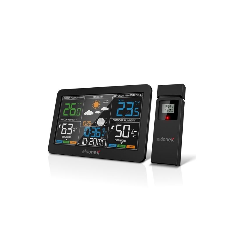 Eldonex EWS-1010-BK meteostanice - 1