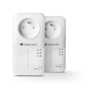 Zircon PL 500, powerline adapter, přenos internetu přes zásuvky, SET - 1