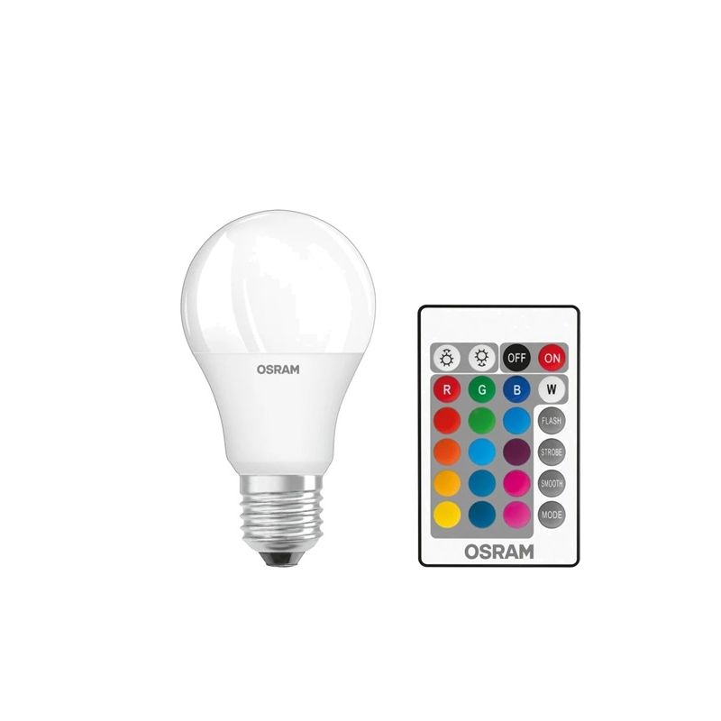 LED Retrofit RGBW lamps with remote 0754 - 1