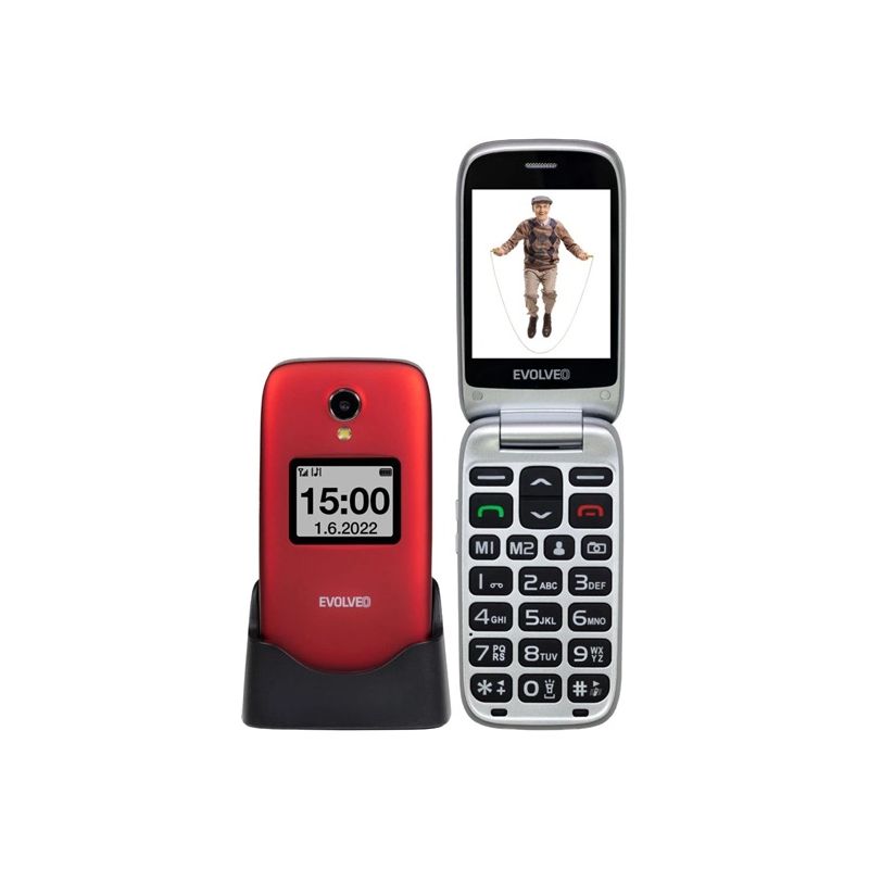 Evolveo EasyPhone FS Red - 1