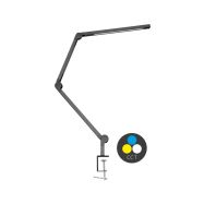 ECOLITE LED stolní lampa 19W (8W+11W) volba teploty světla, stmívatelná, stolní úchyt, černá LU19WT-CR - 1