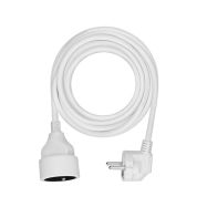 Prodlužovací přívod - spojka, 1z.  5m, 3 x 1,5mm2, bílá  PS04X - 1