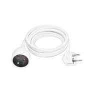 Prodlužovací přívod - spojka, 1z.  5m, 3 x 1,5mm2, bílá  PS04X - 2