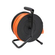 Prodlužovací kabel na bubnu 50 m / 1 zásuvka / oranžový / PVC / 230 V / 1,5 mm2 - 2