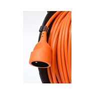 Prodlužovací kabel na bubnu 50 m / 1 zásuvka / oranžový / PVC / 230 V / 1,5 mm2 - 3