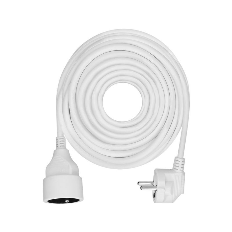 Prodlužovací přívod - spojka, 1 zásuvka, 10m, 3 x 1,5mm2, bílá   PS06 - 1
