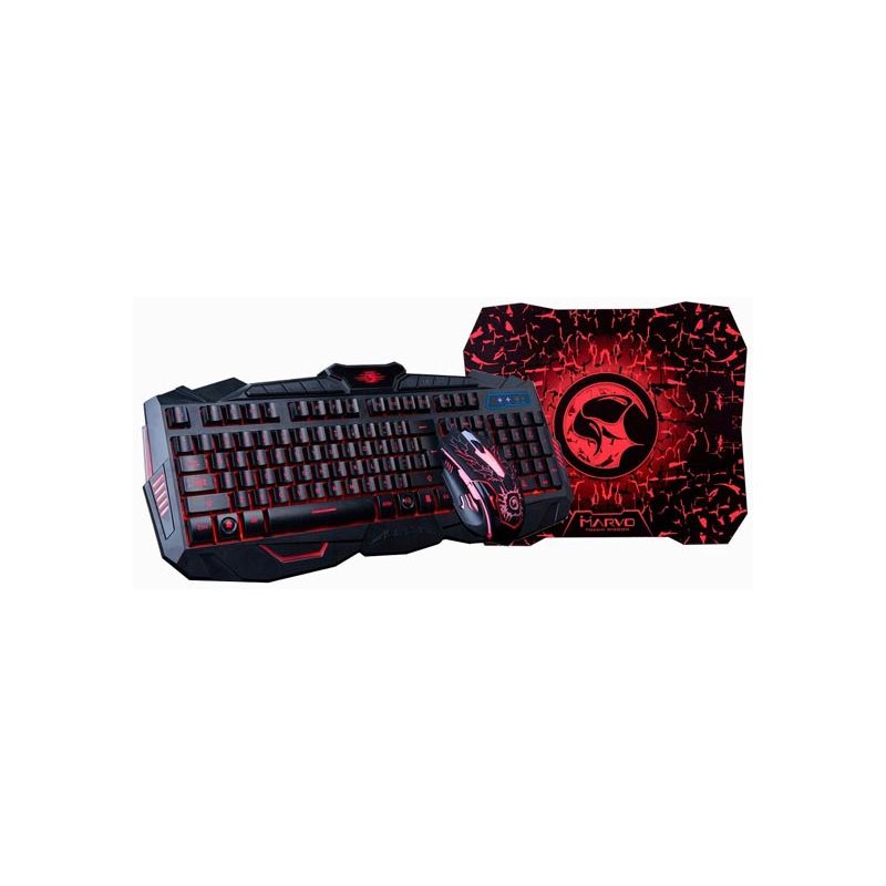Marvo KM400+G1 set klávesnice myš - 1