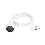 Solight prodlužovací přívod 3m, 1 zásuvka, 16A/3680W, PVC, bílý - PS03X - 2