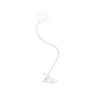 Solight LED stmívatelná stolní lampička s klipem bílá, 300lm, nastavitelná teplota světla, USB - WO66-W - 1
