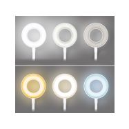 Solight LED stmívatelná stolní lampička s klipem bílá, 300lm, nastavitelná teplota světla, USB - WO66-W - 4