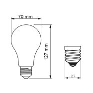 LED žárovka Philips MASTER LEDBulb ND 5.2-75W E27 830 A70 CL G  EEL A - 2