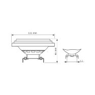 LED žárovka Philips MASTER ExpertColor 14.8-75W 930 AR111 24D - 2