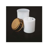 LED hřbitovní svíčka, 12,5 cm, 2x C, venkovní i vnitřní, vintage, časovač, bílá  DCCV21 - 9