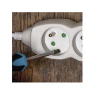 Prodlužovací přívod 5z.  10m, 3 x 1mm2, bílý - 7