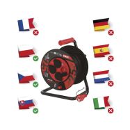 Prodlužovací přívod na bubnu - 4z 25m 3x2,5, gumový  P084253 - 4