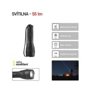 LED ruční svítilna P3210, 55 lm, 2× AA - 2