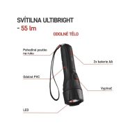 LED ruční svítilna P3210, 55 lm, 2× AA - 3