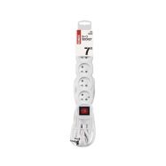 Prodlužovací přívod s vypínačem 5z. 7m, 3 x 1mm2, bílý - 2