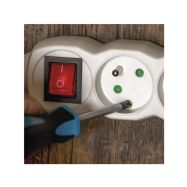 Prodlužovací přívod s vypínačem 5z. 7m, 3 x 1mm2, bílý - 7