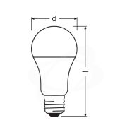 LED žárovka Osram Ledvance E27 10W/75W 4000K 1055lm 230V A60 - 2