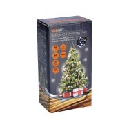 Solight LED venkovní vánoční řetěz, 50LED, 5m, 8 funkcí, IP44. 3x AA, studená bílá - 1V53-W - 3