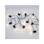 Solight venkovní řetěz s dekorativním LED žárovkami, 10x micro LED žárovka, 3m, 3xAA - 1V270 - 1