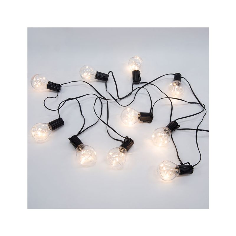 Solight venkovní řetěz s dekorativním LED žárovkami, 10x micro LED žárovka, 3m, 3xAA - 1V270 - 1 Solight venkovní řetěz s dekorativním LED žárovkami, 10x micro LED žárovka, 3m, 3xAA - 1V270 - 1