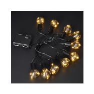 Solight venkovní řetěz s dekorativním LED žárovkami, 10x micro LED žárovka, 3m, 3xAA - 1V270 - 6