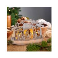 Solight vánoční dřevěný betlém podsvícený, 5x LED, přírodní dřevo, 25cm, 2x AA - 1V275 - 2 Solight vánoční dřevěný betlém podsvícený, 5x LED, přírodní dřevo, 25cm, 2x AA - 1V275 - 2