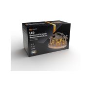 Solight vánoční dřevěný betlém podsvícený, 5x LED, přírodní dřevo, 25cm, 2x AA - 1V275 - 9 Solight vánoční dřevěný betlém podsvícený, 5x LED, přírodní dřevo, 25cm, 2x AA - 1V275 - 9