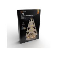 Solight LED dřevěný vánoční stromek s dekoracemi, 23x LED, přírodní barva, 64cm, 2x AA - 1V282 - 11