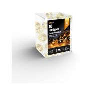 Solight LED vánoční řetěz rolničky, 10x LED, zlatá, 1,5m, 2x AA - 1V272 - 5