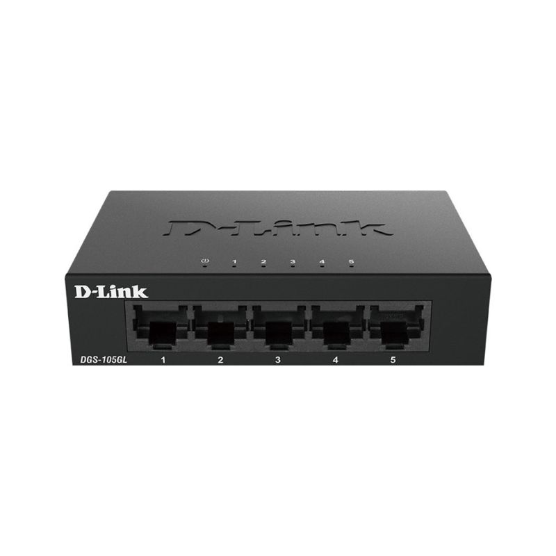 D-LINK 5-Port Gigabit Switch (DGS-105GL) - 1 D-LINK 5-Port Gigabit Switch (DGS-105GL) - 1