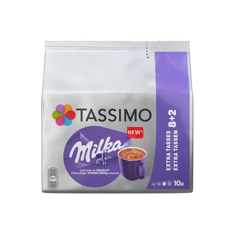 Tassimo kapsle Milka 8+2 porcí 160g - 1 Tassimo kapsle Milka 8+2 porcí 160g - 1