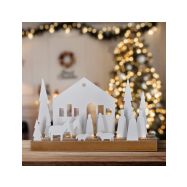 Solight LED zimní vesnička, modulární, 14 prvků, 10x LED, 2x AAA - 1V253 - 5