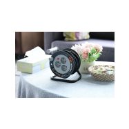 Solight prodlužovací přívod na bubnu 12m, 3 zásuvky, černý kabel, 3x 1,5mm2 - PB24 - 5