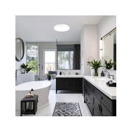 Solight LED mini panel koupelnový 2v1, 3CCT, podhledový/přisazený, 24W, 2040lm, IP54, bílá, kulatý - WD244-W - 2