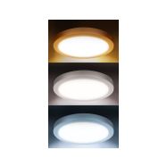 Solight LED mini panel koupelnový 2v1, 3CCT, podhledový/přisazený, 24W, 2040lm, IP54, bílá, kulatý - WD244-W - 6