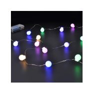 Solight LED vánoční řetěz barevné koule, 40x LED, 4m, 2x AA - 1V274 - 4 Solight LED vánoční řetěz barevné koule, 40x LED, 4m, 2x AA - 1V274 - 4