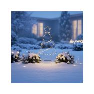 Solight LED venkovní dekorace vánoční stromeček, 85x LED, časovač, 68cm, 3x AA - 1V290 - 3